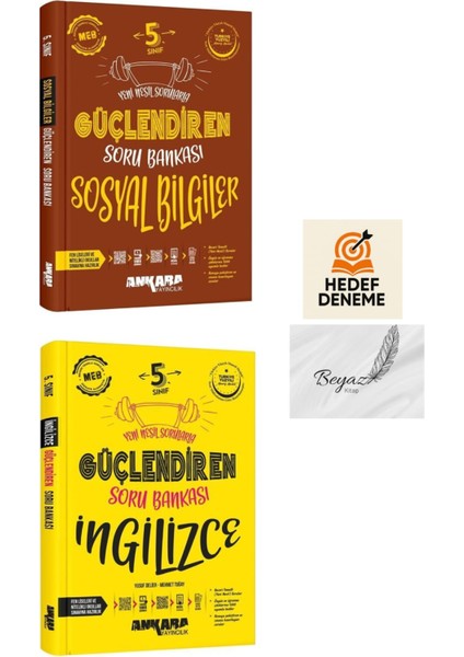 Ankara 5.sınıf Güçlendiren Sosyal Bilgiler Ingilizce Soru Bankası Hedef Deneme
