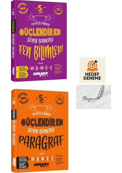 Ankara 5.sınıf Güçlendiren Fen Bilimleri Paragraf Soru Bankası Hedef Deneme