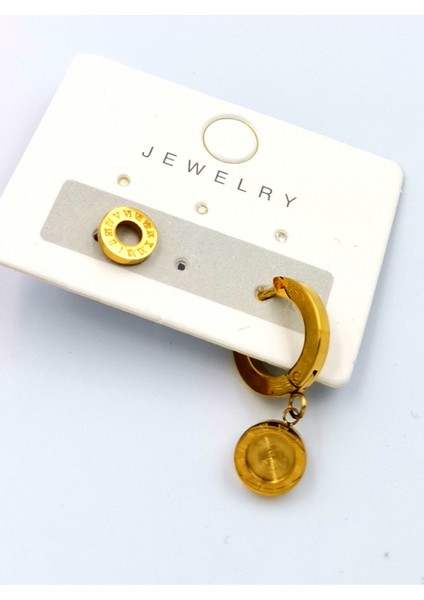 Zirkon Taşlı Lüks Küpe