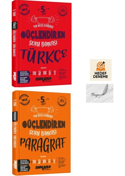 Ankara 5.sınıf Güçlendiren Türkçe Paragraf Soru Bankası Hedef Deneme
