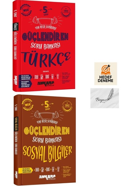 Ankara 5.sınıf Güçlendiren Türkçe Sosyal Bilgiler Soru Bankası Hedef Deneme