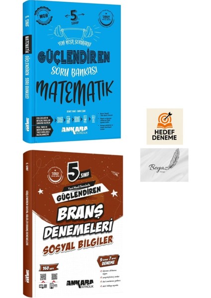Ankara 5.sınıf Güçlendiren Matematik Soru Sosyal Branş Denemeleri Hedef Deneme