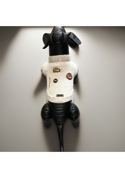 Köpek Için Boom Football Beyaz Kazak indirimleri