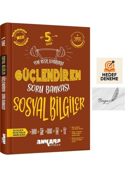 Ankara 5.sınıf Güçlendiren Sosyal Bilgiler Soru Bankası Hedef Deneme