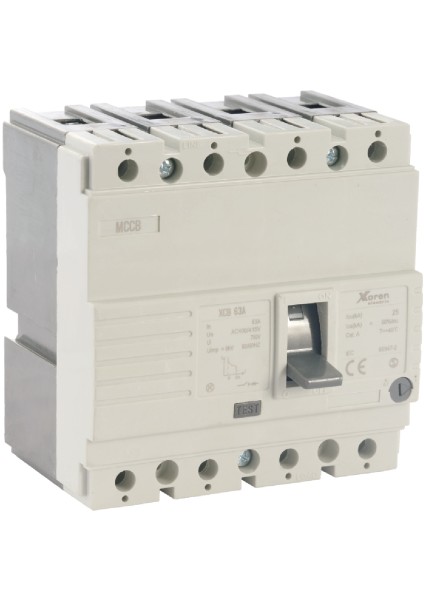 1600A 65KA 4 Kutuplu Termik Ayarlı/manyetik Sabit Tip Af Tip 1600 Kasa Kompakt Şalter