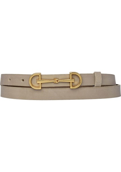 %100 Hakiki Yumuşak Nubuk Deri, 2 cm Açık Gri Kadın Kemeri; Elbise, Pantolon Kemeri D&dgold fırsatları