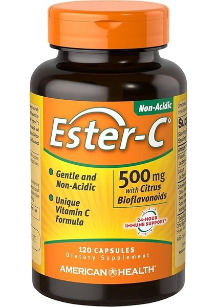 Ester-C With Citrus Bioflavonoids Hesperidin Calcium Rutin Tangerine Complex 24 Hour Immune ! C Vitamini Kalsiyum
