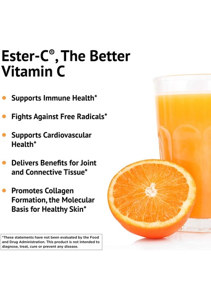Ester-C With Citrus Bioflavonoids Hesperidin Calcium Rutin Tangerine Complex 24 Hour Immune ! C Vitamini Kalsiyum modelleri