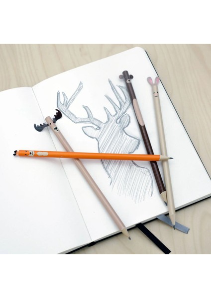 Wooden Ahşap Orman Kalem Seti fiyatları