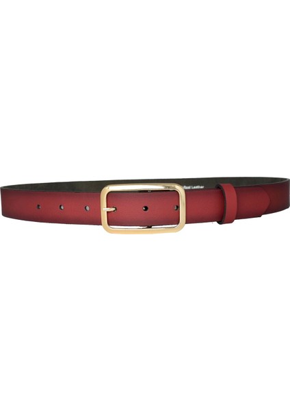 %100 Hakiki Deri, Gold Renk Tokalı Yavruağzı 3 cm Kadın Kemeri, Pantolon Kemeri, 3CMKDN50 modelleri