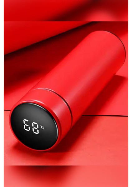 Kişiye Özel 500ML Dijital Göstergeli 304 Çelik Takım Baskılı Akıllı Termos - Isı Korumalı Şişe fırsatları