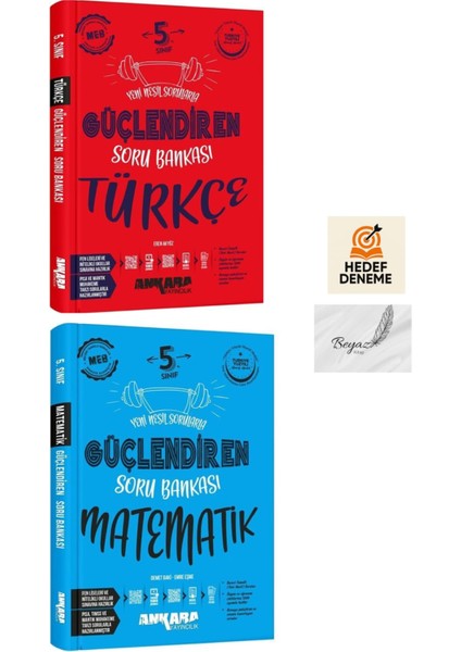 Ankara 5.sınıf Güçlendiren Türkçe Matematik Soru Bankası Hedef Deneme