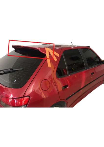 Peugeot 306 Yüksek Model Spoiler (( Boyasız ))