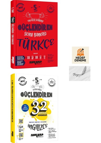 Ankara 5.sınıf Güçlendiren Türkçe Soru 32 Haftalık Ingilizce Denemeleri Hedef Deneme