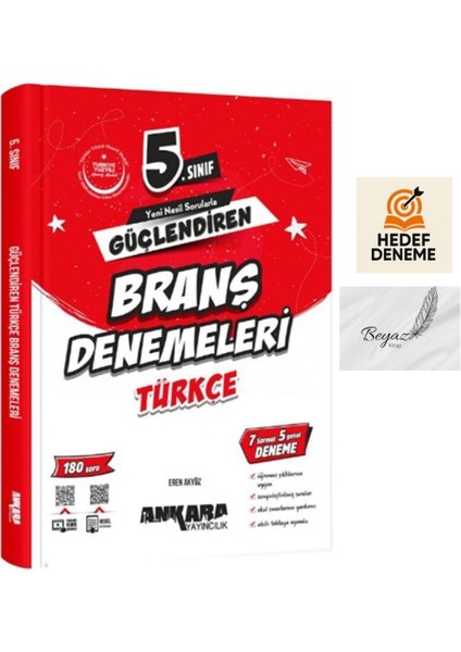 Ankara 5.sınıf Güçlendiren Türkçe Branş Denemeleri Hedef Deneme