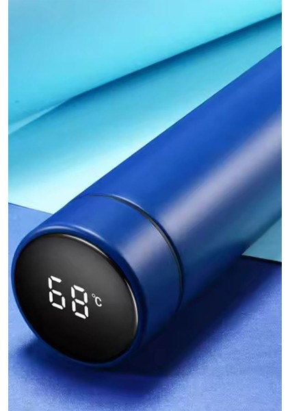 Kişiye Özel 500ML Dijital Göstergeli 304 Çelik Atatürk Baskılı Akıllı Termos - Isı Korumalı Şişe fırsatları