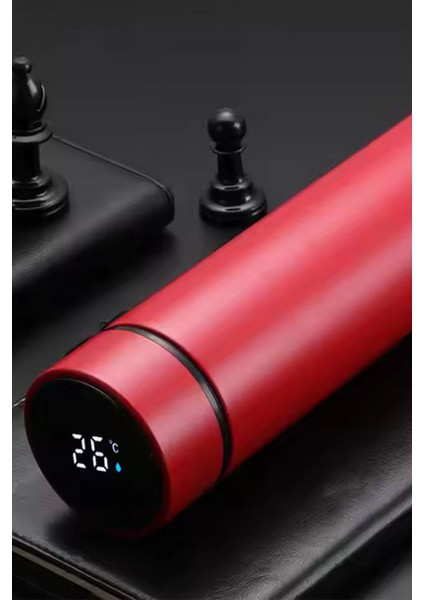 Kişiye Özel 500ML Dijital Göstergeli 304 Çelik Imza Baskılı Akıllı Termos - Isı Korumalı Şişe indirimleri