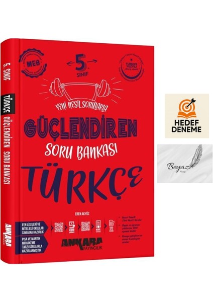 Ankara 5.sınıf Güçlendiren Türkçe Soru Bankası Hedef Deneme