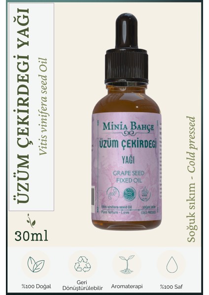 Üzüm Çekirdegi Yağı (Kalıcı Yağ - 30ML)