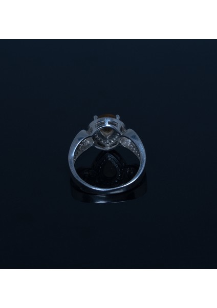 Su Damlası Desenli Sarı Zirkon Taşlı 925 Ayar Gümüş Kadın Yüzük Parmağa Göre Ayarlanır 4.47 gr fırsatları