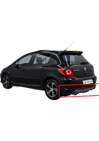 Peugeot 307 Arka Tampon Eki (( Boyasız ))