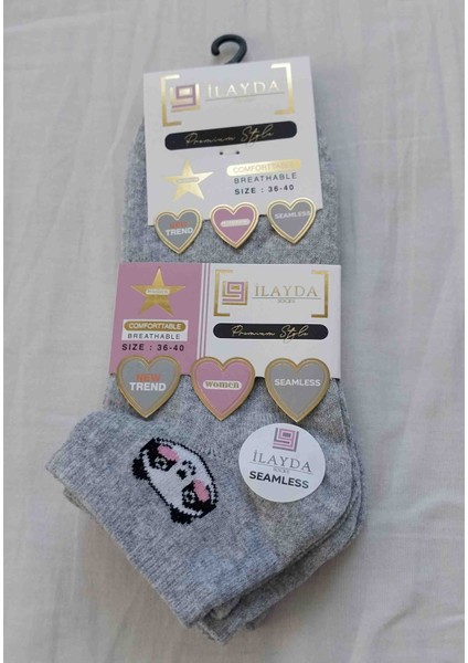 Ilayda 3 Çift Patik Okul Çorap 36-40 fırsatları