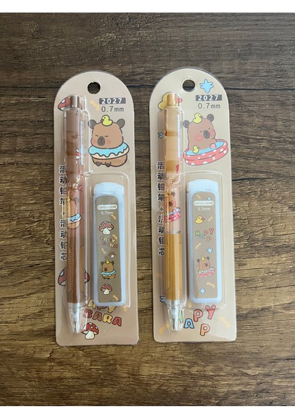 Capybara 2 Adet Uçlu Kalem ve 2 Kutu Uç Kapibara Okul Set Kırtasiye fiyatları