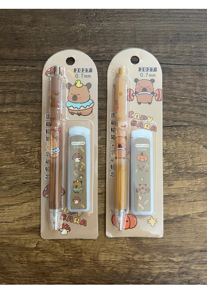 Capybara 2 Adet Uçlu Kalem ve 2 Kutu Uç Kapibara Okul Set Kırtasiye indirimleri