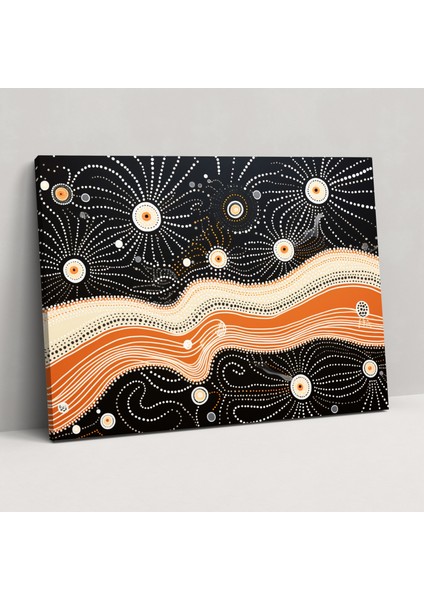 Aborjin Duvar Sanatı: Modern Hikaye Anlatımı - Kanvas Tablo Duvar Sanatı