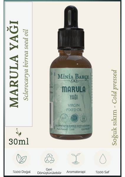 Marula Sabit Yağı, %100 Saf, 30 ml