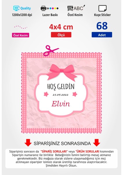 Çikolata Etiketi AYSA-B32