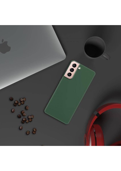 Samsung Galaxy S22 Plus İnce Mat Silikon Kılıf Haki modelleri