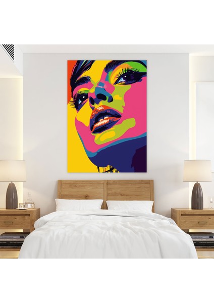 Farklı Portreler Duvar Sanatı - Pop Sanat Renkleri Kanvas Tablo Andy Warhol Tarzında - Andy Warhol Kanvas Duvar Sanatı fiyatları