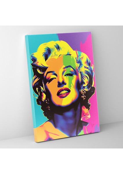 Andy Warhol Marilyn Monroe Kanvas Tablo - Duvar Dekorasyonu ve Ev Dekorasyonu Için Andy Warhol Tasarımı