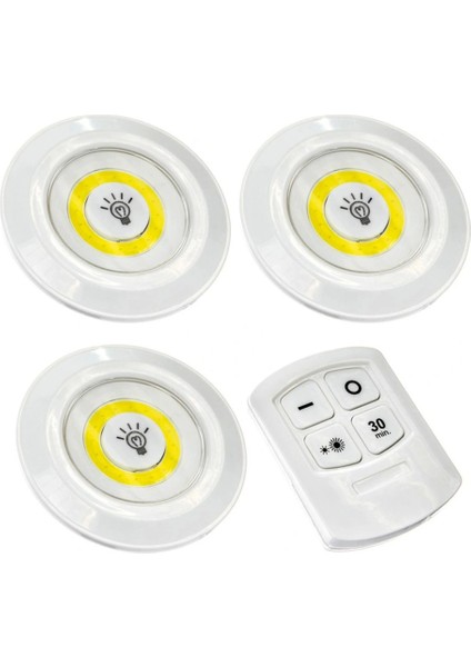 Uzaktan Kumandalı Yapışkanlı LED Spot Lamba (5047) indirimleri