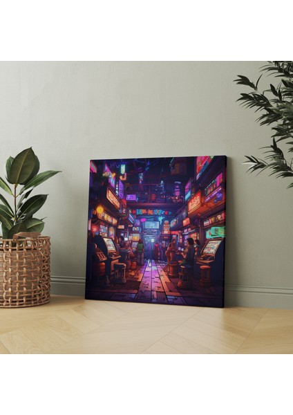 Retro Piksel Arcade Kanvas Tablo fiyatları