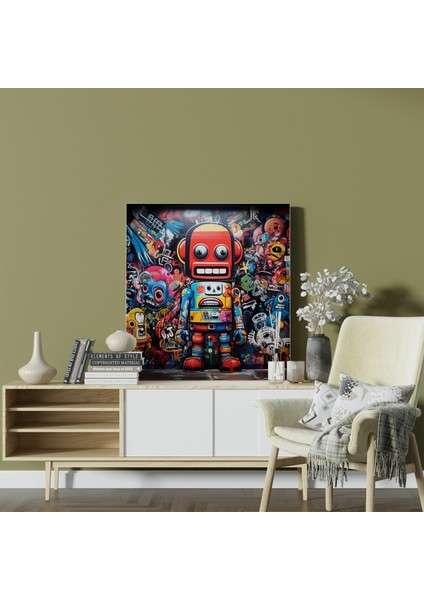 Arcade Graffiti Kanvas Tablo Baskı fiyatları