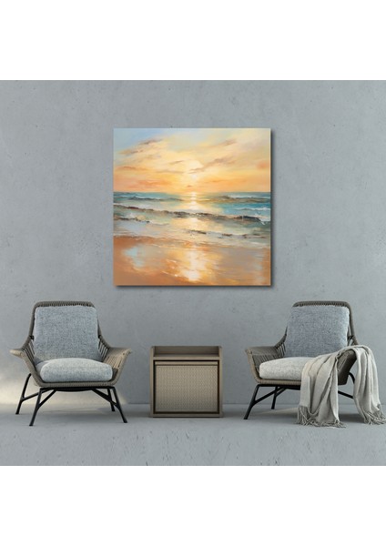 Sahilde Huzur Duvar Sanatı - Sahil Kanvas Tablo Ev Dekorasyonu Duvar Dekorasyonu fiyatları