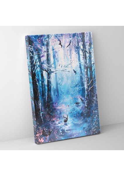 Ashvin Harrison Büyülü Orman Duvar Sanatı - Kanvas Tablo Duvar Dekorasyonu