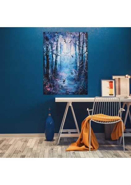 Ashvin Harrison Büyülü Orman Duvar Sanatı - Kanvas Tablo Duvar Dekorasyonu fiyatları