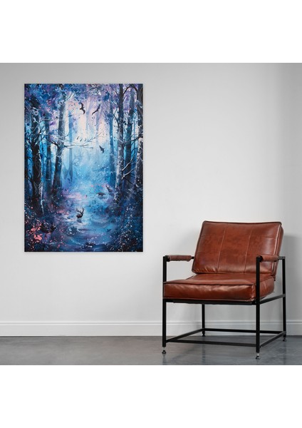 Ashvin Harrison Büyülü Orman Duvar Sanatı - Kanvas Tablo Duvar Dekorasyonu modelleri