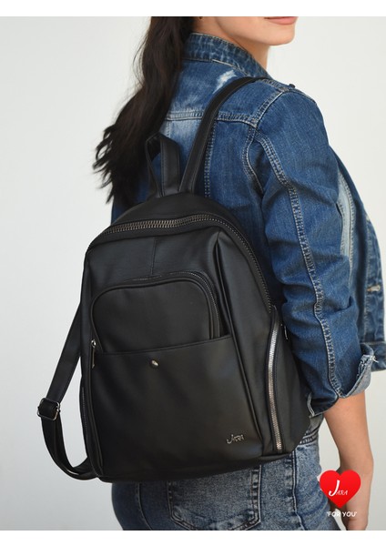 Freya Yıkama Deri Sırt Çantası