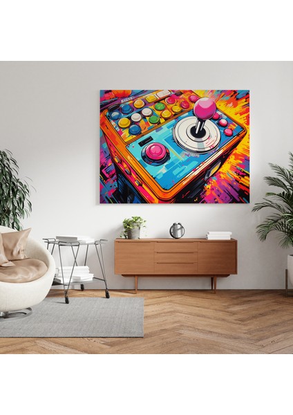 Pop Art Joystick Kanvas Tablo fiyatları
