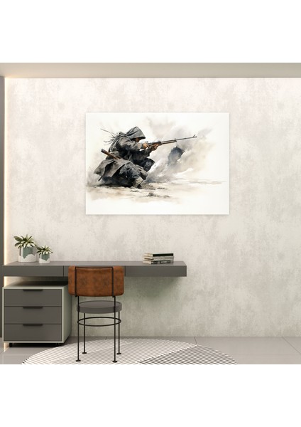 Antik Silahlar Duvar Sanatı - Çin Okçusu Kanvas Tablo - Duvar Sanatı Çin Okçusu Antik Silahlar fiyatları
