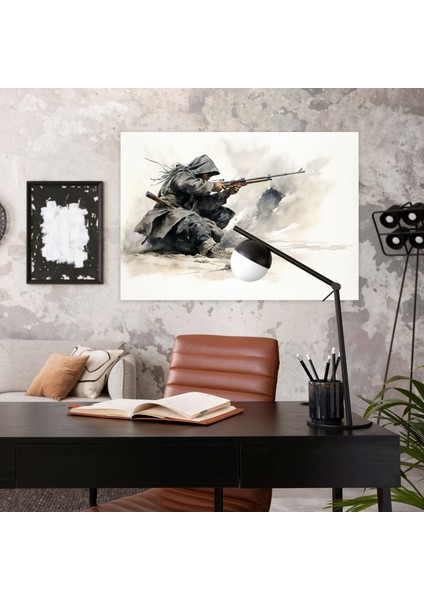 Antik Silahlar Duvar Sanatı - Çin Okçusu Kanvas Tablo - Duvar Sanatı Çin Okçusu Antik Silahlar modelleri