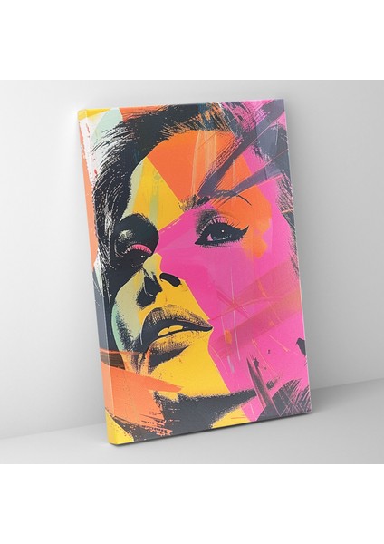 Andy Warhol Soyut Sanat Kanvas Tablo - Modern Soyut Sanat Duvar Dekorasyonu