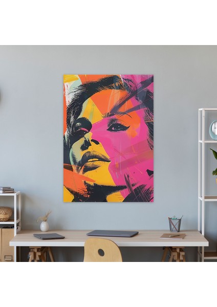 Andy Warhol Soyut Sanat Kanvas Tablo - Modern Soyut Sanat Duvar Dekorasyonu modelleri