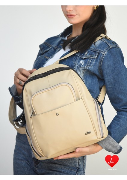 Freya Yıkama Deri Sırt Çantası