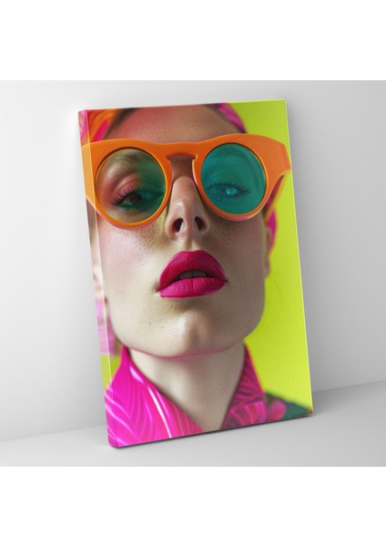 Andy Warhol Tarzı Duvar Sanatı - Eğlenceli Güneş Gözlüğü - Kanvas Tablo Andy Warhol Duvar Sanatı Andy Warhol Tarzı