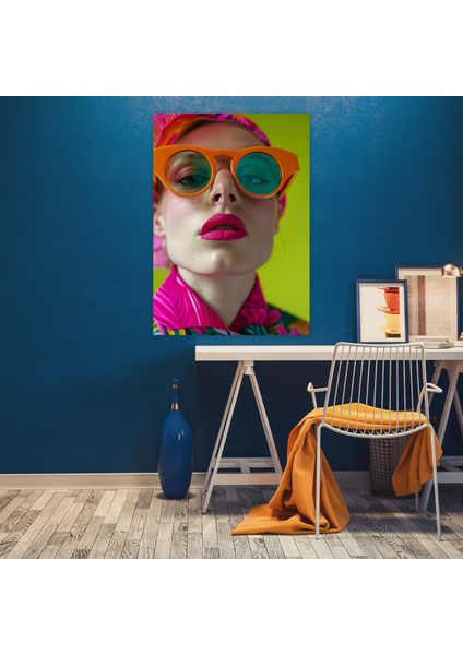 Andy Warhol Tarzı Duvar Sanatı - Eğlenceli Güneş Gözlüğü - Kanvas Tablo Andy Warhol Duvar Sanatı Andy Warhol Tarzı modelleri